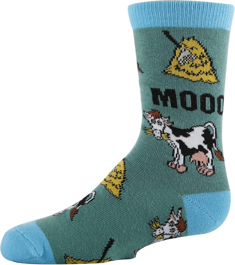 ooohyeah Kid's Novelty Cute Animals Crew Socks, Funny Crazy Silly Cool Casual Dress Socks for Boy and Girl, Size 1-5 - Image 3
